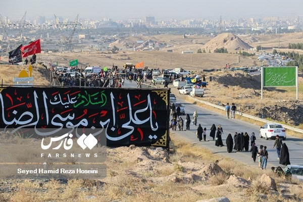 زائرین پیاده مشهدالرضا
