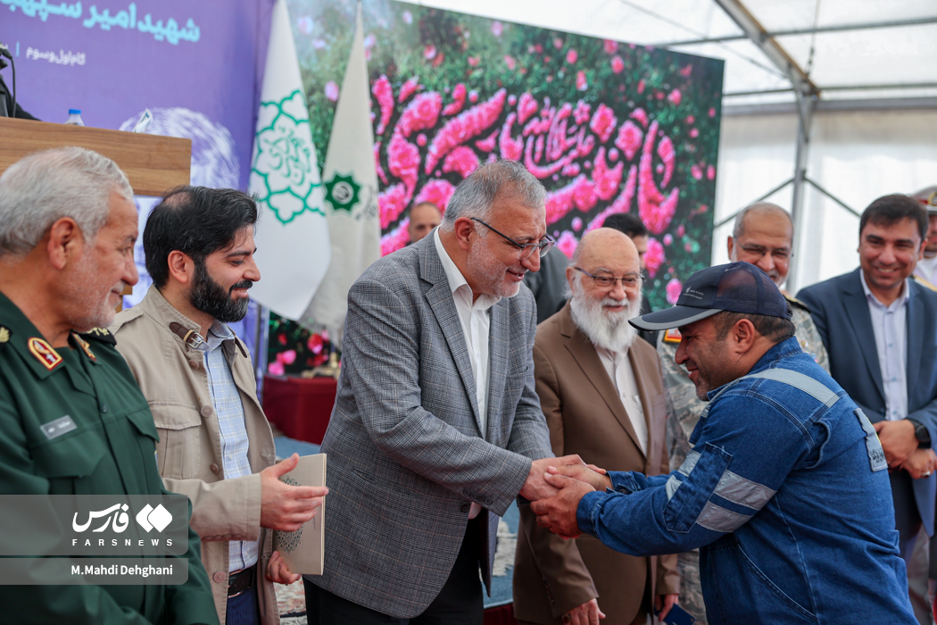 افتتاح بزرگراه شهید موسوی در غرب تهران