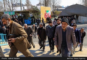 ورود نمازگزاران به مصلی امام خمینی محل برگزاری نماز جمعه تهران 