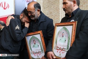 مراسم بزرگداشت شهیدان حافظ امنیت در مدرسه عالی شهید مطهری  /6  اسفند 96
