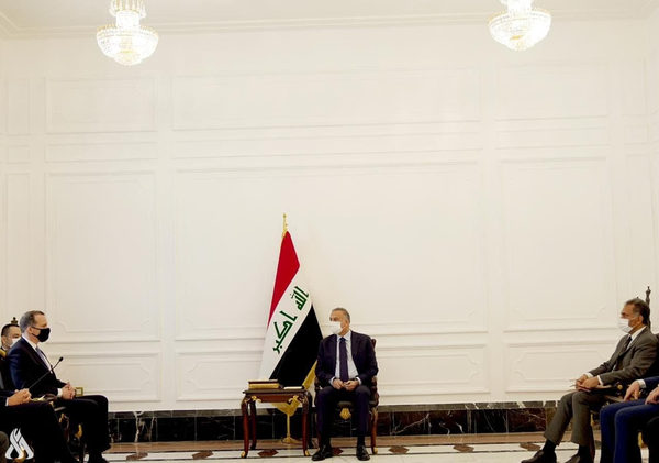 نخست‌وزیر عراق و هیأت آمریکایی