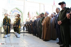 ادای احترام مدیران سمنان به آستان مقدس امام‌زاده یحیی (ع)
