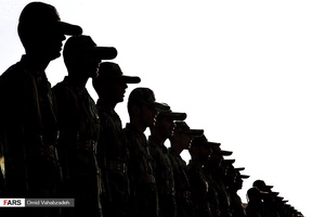 مراسم صبحگاه مشترک نیروهای چهارگانه ارتش در مرکز پشتیبانی و آموزش نیروی زمینی ارتش 