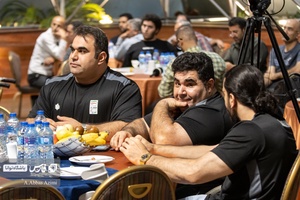 ملی پوشان پاراوزنه برداری در مراسم بدرقه کاروان پارا المپیک