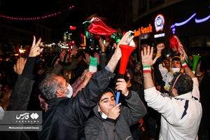 جشن صعود تیم ملی فوتبال به جام جهانی
