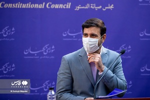 سخنرانی هادی طحان نظیف سخنگوی شورای نگهبان در نشست خبری 
