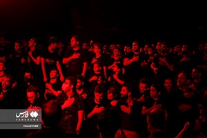 عزاداران حسینی در شب دوم محرم در هیئت عبداللّه بن الحسن