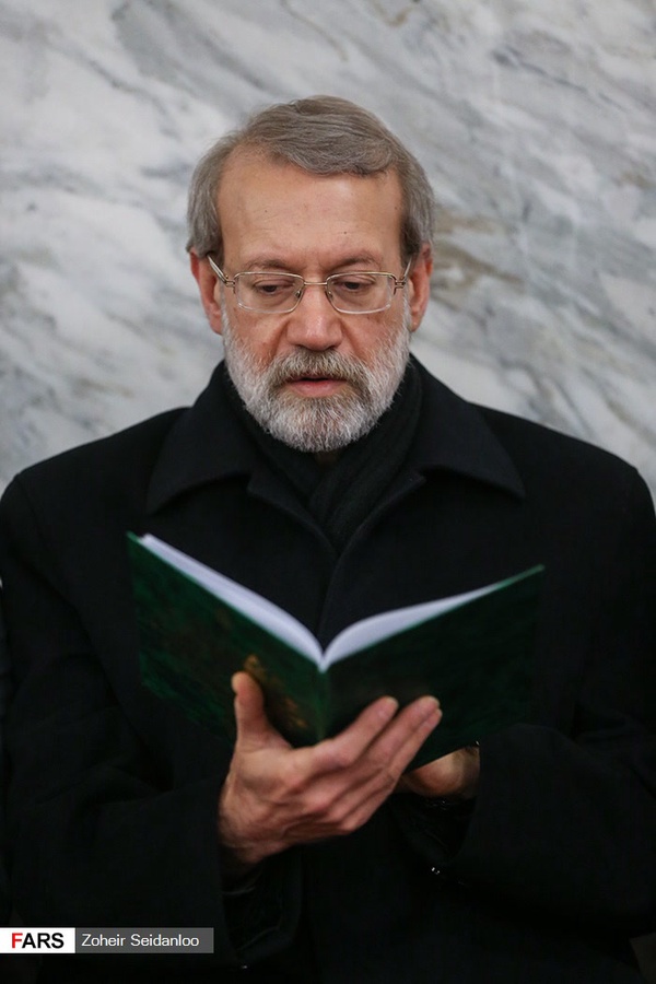 دکتر علی لاریجانی رئیس مجلس شورای اسلامی در مراسم بزرگداشت شهیدان حافظ امنیت در مدرسه عالی شهید مطهری  /6  اسفند 96