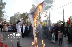 تجمع دانشجویان و دانشگاهیان کرمانی در حمایت از مظلومان فلسطینی