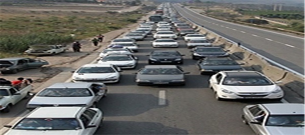 ترافیک سنگین محور هراز