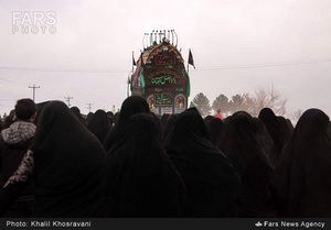 آیین نخل گردانی در مزینان سبزوار
