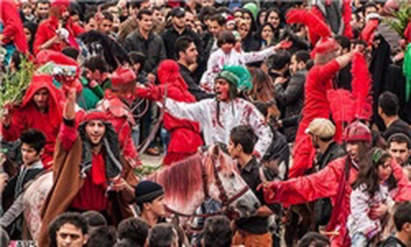 مراسم تعزیه به مناسبت سوم امام حسین(ع) در گیلان