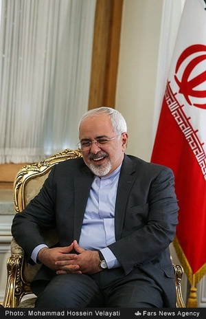 محمد جواد ظریف وزیر خارجه ایران 