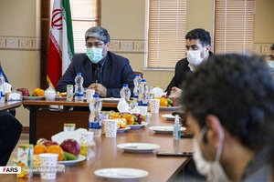 از راست؛ سیدعبدالله طباطبایی دادستان مرکز استان و ناصر عتباتی رئیس کل دادگستری استان اردبیل
