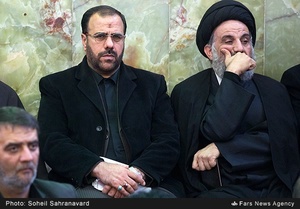 حسین علی امیری معاون پارلمانی رئیس جمهور در مراسم ختم آیت‌الله موسوی اردبیلی 