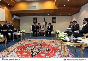 دیدار نخست وزیر کامبوج با محمود احمدی نژاد