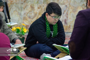 قرائت قرآن در صحن امام زاده عبدالله(ع) گرگان