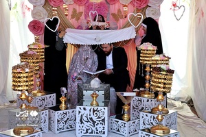 آیین اهدای 500 سری جهیزیه توسط سپاه استان تهران