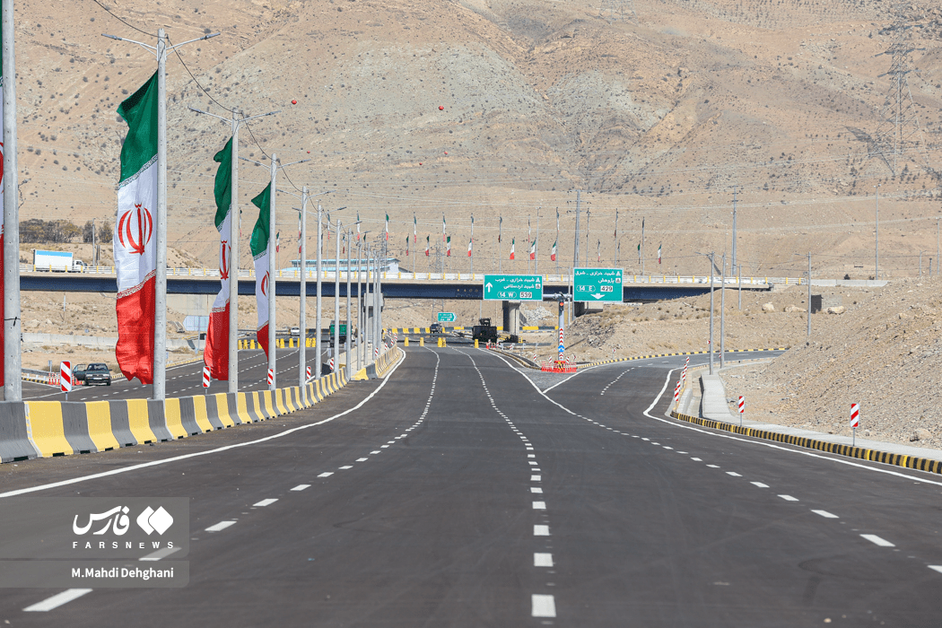 افتتاح بزرگراه شهید موسوی در غرب تهران