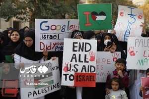 تجمع دانشجویان و دانشگاهیان کرمانی در حمایت از مظلومان فلسطینی