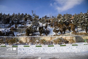 جلوه‌گری برفِ چله زمستان در اردبیل