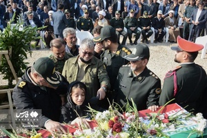 تشییع باشکوه پیکر شهید مدافع امنیت «ایوب رومیانی»