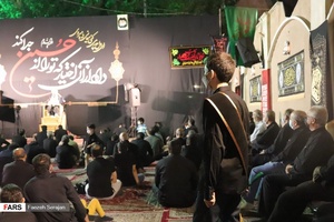 مراسم عزاداری حسینی در مجموعه فرهنگی ۱۵ خرداد