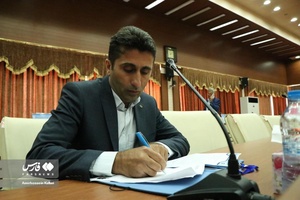 مهدی تاج در مجمع انتخابات هیات فوتبال مازندران و کلنگ زنی ساختمان هیات