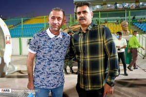 سید سیروس پور موسوی، سرمربی تیم صنعت نفت آبادان و فراز کمالوند سر مربی سایپا