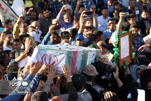 برگزاری مراسم استقبال از پیکر سردار شهید اسماعیل لجم اورک در ایذه