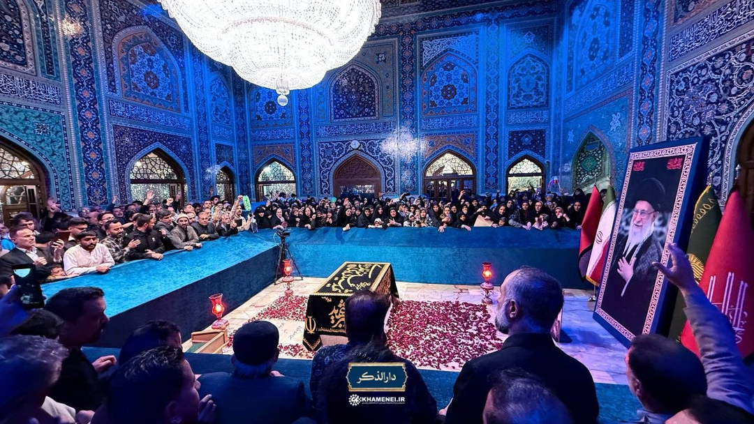 اولین فاطمیه در جوار مزار نورانی آقای شهید ایران + عکس