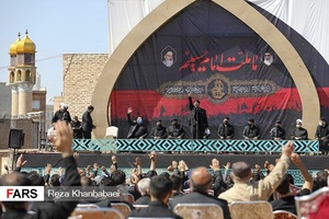 اجتماع عاشورایی  حسینیان دارالارشاد اردبیل
