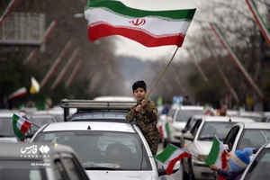 مراسم راهپیمایی خودرویی و موتوری یوم الله 22 بهمن گرگان
