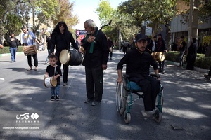 کاروان بزرگ عزای علی بن موسی الرضا در اراک