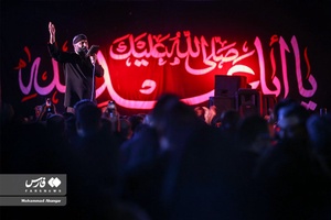 عزاداری شام غریبان در هیات مکتب الزهرا اهواز 