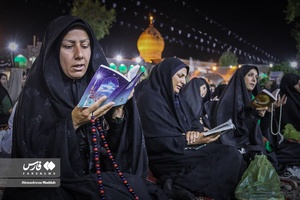 احیای شب نوزدهم در «حرم شاهچراغ»