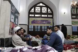 مراسم معنوی اعتکاف در حرم مطهر رضوی