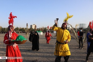 خیمه سوزان غروب روز عاشورا