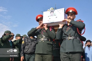 تشییع باشکوه پیکر شهید مدافع امنیت «ایوب رومیانی»
