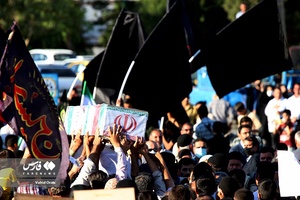 برگزاری مراسم استقبال از پیکر سردار شهید اسماعیل لجم اورک در ایذه