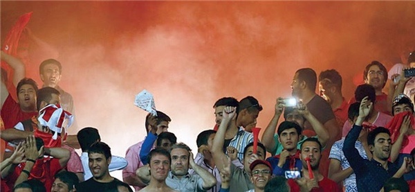 هواداران پرسپولیس در دیدار با الهلال