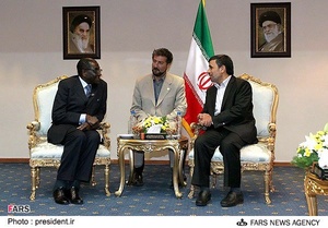 دیدار رئیس جمهور زیمباوه با محمود احمدی نژاد