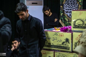 وداع با پیکر شهید مدافع امنیت حسن مختارزاده