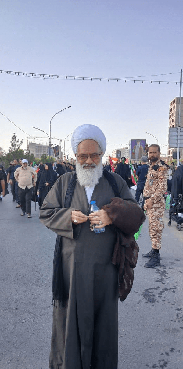 بیانات مرجع عالی‌قدر حضرت آیت الله عباسی خراسانی دامت برکاته شاگرد برجسته علامه حسن زاده آملی قدس سره در مراسم تشییع رهبری شهید د