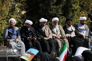 اجتماع بانوان حوزوی در حمایت از مردم مظلوم فلسطین