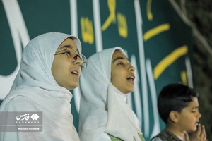 جشن میلاد کریم اهل بیت و همخوانی سرود سلام فرمانده ۲