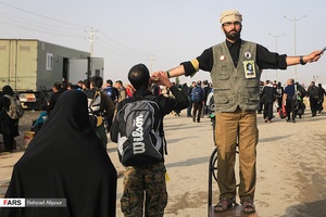 پس آنگه اربعین دیگر آور/ گزارش تصویری کاروان اربعین حسینی در مرز مهران