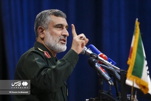 حضور  سردار امیرعلی حاجی‌زاده فرمانده نیروی هوافضای سپاه در دانشگاه علم و صنعت