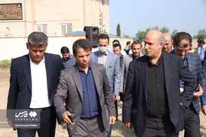 مهدی تاج در مجمع انتخابات هیات فوتبال مازندران و کلنگ زنی ساختمان هیات