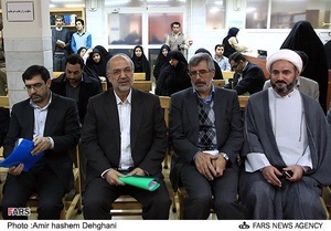 حضور سردار انصاری در مراسم رونمایی از کتاب وصایای شهدای سمنان